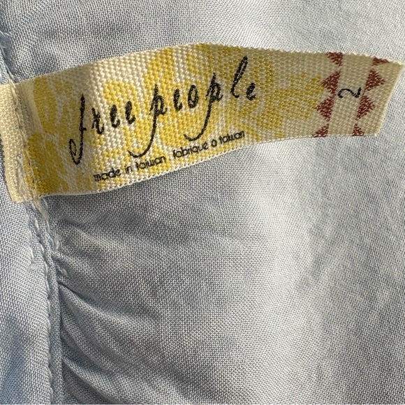 *Host pick* VINTAGE Free People Light Blue lace matching set size 2 - Picture 3 of 5